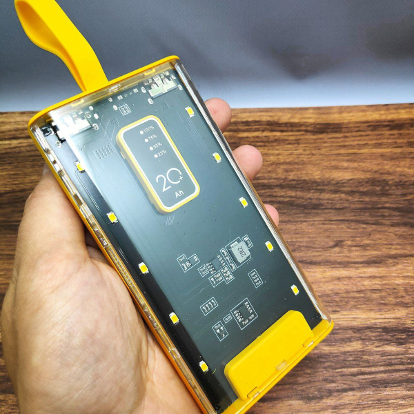 Портативное зарядное устройство Power Bank 10000mAh CYBERPUNK Style с индикатором батареи